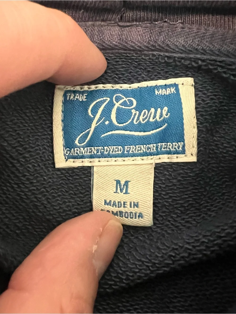 J. Crew soft navy